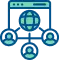 Multi-Site Coordination Icon