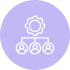 Staffing infrastructure Icon